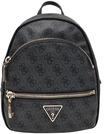 GUESS Daypack, Emblem, Kunstleder, f&uuml;r Damen, grau|schwarz|gold, 99