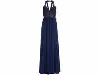 Vera Mont Abendkleid, tiefer V-Ausschnitt, ärmellos, für Damen, blau, 32