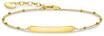 Thomas Sabo Armband Classic Dots gold, braun, schwarz, 19 CM