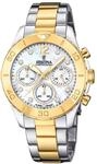 FESTINA Damen Chronograph, SILBER/GOLD