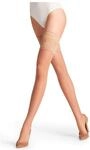 FALKE Seidenglatt Stay-Ups, 15 DEN, Zierspitze, f&uuml;r Damen, beige, 35-37