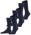 FALKE Airport Socken, 3er-Pack, verst&auml;rkte Belastungszonen, f&uuml;r Herren, blau, 39/40