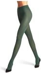 FALKE Pure Matt Feinstrumpfhose, 50 DEN, Komfortbund, f&uuml;r Damen, gr&uuml;n, S