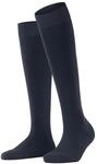 FALKE ClimaWool Kniestr&uuml;mpfe, feuchtigkeitsregulierend, f&uuml;r Damen, blau, 37/38