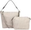 Emily & Noah Schultertasche, Emblem, Anh&auml;nger, f&uuml;r Damen, grau, 99
