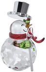 SWAROVSKI Kristallfigur "Dulcis Schneemann 5655434", WEIẞ/ROT/GR&Uuml;N, 99