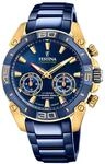 FESTINA Herren Hybrid-Smartwatch "F20547/1", GOLD/BLAU, 99