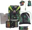 DerDieDas&reg; Schulranzen-Set, 6-tlg., grau|gr&uuml;n, 99