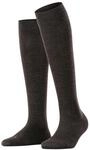 FALKE Sensitive Berlin, Kniestr&uuml;mpfe, uni, f&uuml;r Damen, grau, 35-38