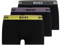 BOSS Power Pants kurz, Logobund, 3er-Pack, für Herren, schwarz, M