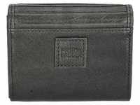 FREDsBRUDER Brieftasche, Leder Druckknopf, für Damen, grau