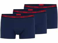 HUGO Pants, 3er-Pack, Logo-Bund, für Herren, blau, M