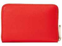 TOMMY HILFIGER Brieftasche, Reißverschluss, Kunstleder, für Damen, rot