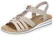 rieker Sandaletten, Kunstleder, Muscheln, f&uuml;r Damen, beige, 36