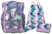 McNeill&reg; Schulranzen-Set, 5-teilig, Click Flex Up & Down System, Reflektoren, rosa,