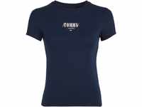 TOMMY Jeans T-Shirt, Logo-Print, für Damen, blau, XS
