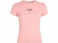 TOMMY Jeans T-Shirt, Logo-Print, für Damen, pink, XS