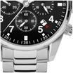JACQUES LEMANS Herren Chronograph, SILBER/SCHWARZ