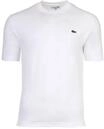 LACOSTE Herren T-Shirt, Rundhals - Classic Fit, Baumwolle, Logo, einfarbig, wei&szlig;, L
