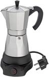 cilio Espressokocher "Classico", elektrisch, silber|schwarz