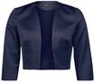 Vera Mont Bolero-Jacke mit Kellerfalten, blau, 36