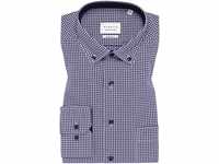ETERNA Businesshemd, Modern Fit, Button-Down-Kragen, für Herren, blau, 40