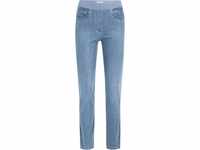 RAPHAELA BY BRAX Pamina Fun Jeans, Slim-Fit, Schlupf-Design, für Damen, blau, 36