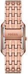 FOSSIL Damen Armbanduhr &bdquo;ES5323&ldquo;, BRAUN