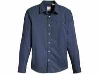 Levi's® Freizeithemd, Langarm, Kent-Kragen, für Herren, blau, M