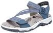 rieker Trekkingsandalen, Kunstleder, f&uuml;r Damen, blau, 36