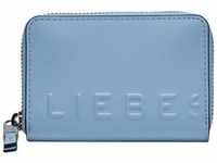 LIEBESKIND Brieftasche "Eliza", 3D-Logo, Leder, für Damen, blau