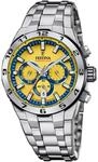 FESTINA Herren Chronograph "F20670", GELB/BLAU
