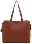 SURI FREY Shopper, Rei&szlig;verschluss, Kunstleder, f&uuml;r Damen, braun