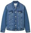 TOM TAILOR plus Jeansjacke, Kentkragen, Brusttaschen, f&uuml;r Damen, blau, 46