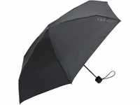 ESPRIT Regenschirm, einfarbig, für Damen und Herren, schwarz, 99