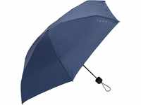ESPRIT Regenschirm, einfarbig, für Damen und Herren, blau, 99