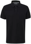 s.Oliver Poloshirt, 1/2 Arm,, Logo-Stickerei, f&uuml;r Herren, schwarz, S