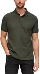 s.Oliver Poloshirt, 1/2 Arm,, Logo-Stickerei, f&uuml;r Herren, gr&uuml;n, S