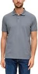 s.Oliver Poloshirt, 1/2 Arm,, Logo-Stickerei, f&uuml;r Herren, grau, S