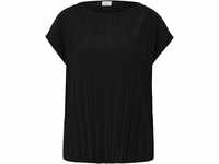 s.Oliver BLACK LABEL T-Shirt, Plisseefalten, für Damen, schwarz, 34