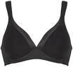 NATURANA Soft-BH, b&uuml;gellos, breite Tr&auml;ger, f&uuml;r Damen, schwarz, 75A
