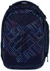 Satch Schulrucksack, Reflektoren, Zweiwege-Rei&szlig;verschluss, f&uuml;r Kinder, blau