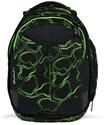 Satch Schulrucksack, Reflektoren, Zweiwege-Rei&szlig;verschluss, f&uuml;r Kinder, schwarz