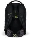 Satch Schulrucksack, R&uuml;ckenpolsterung, Zweiwege-Rei&szlig;verschluss, schwarz