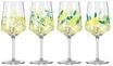 RITZENHOFF Aperitifglas‐Set "Limoncello", 4-teilig, gr&uuml;n|gelb, 99