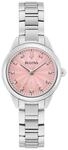 BULOVA Damen Armbanduhr, "96P249", ROSA, 99