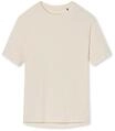 SCHIESSER Schlafanzug Shirt kurzarm Mix & Relax Organic Cotton, wei&szlig;, 34
