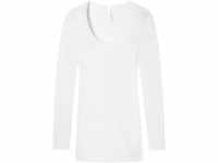SCHIESSER Luxury Unterhemd, Langarm, Rundhals, für Damen, weiß, 38