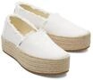 TOMS Espadrilles, Baumwolle, f&uuml;r Damen, wei&szlig;, 42