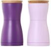 AdHoc&reg; Pfeffer- und Salzm&uuml;hle "Dark&Light", 2-teilig, lila